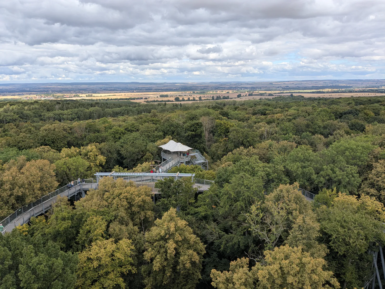 Baumkronenpfad Hainich – Aussichtsturm mit weitem Blick über den Nationalpark